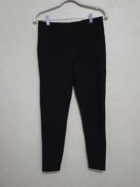 Athleta Black Polartec Power Stretch Leggings